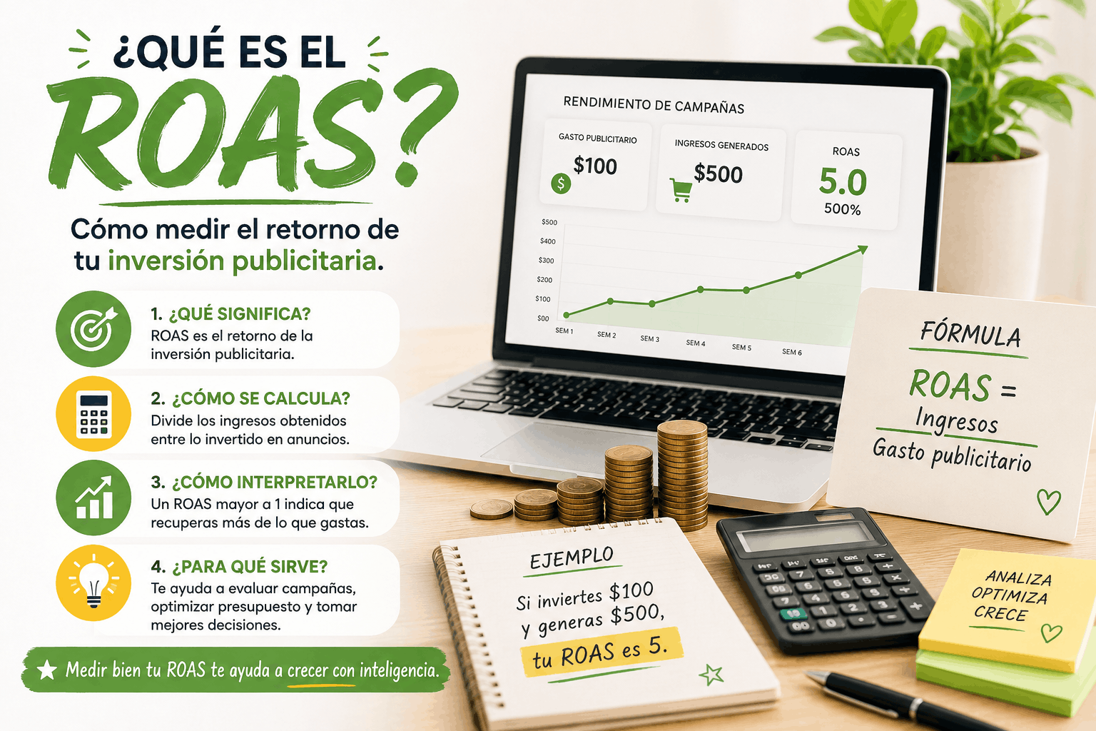 que es el roas