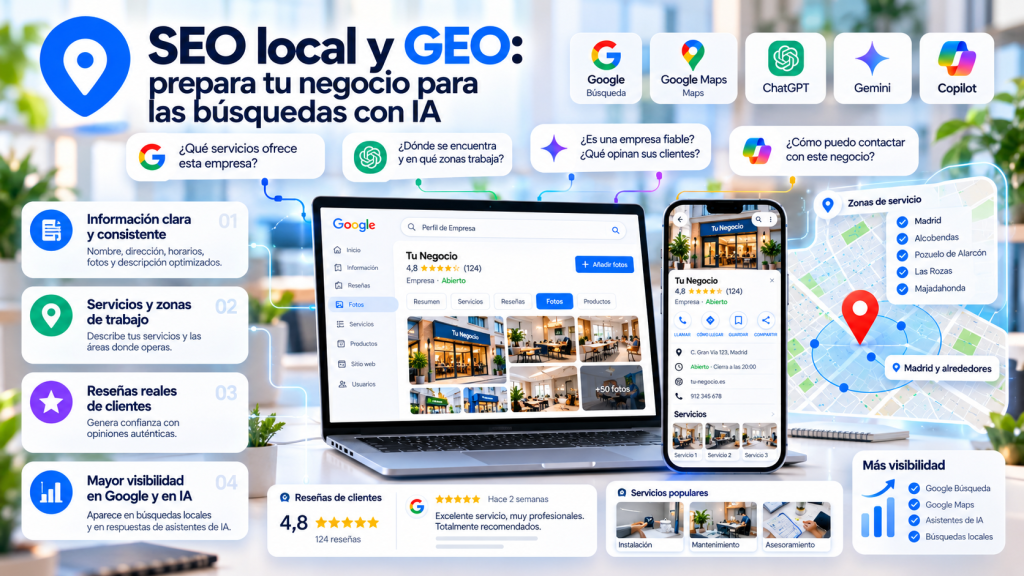 SEO local y búsquedas con IA